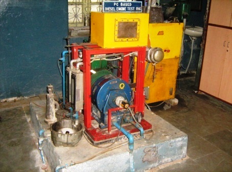 Computerized Single Cylinder Diesel Engine Test Rig with Eddy Current Dynamometer